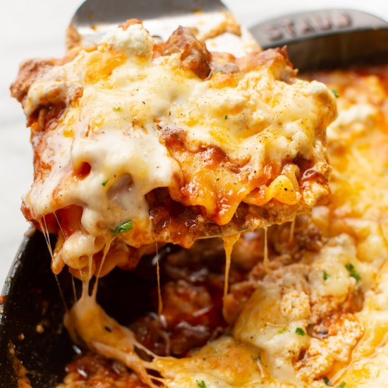 skillet lasagna