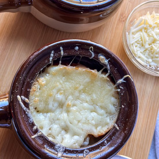 Vegetarian French Onion Soup