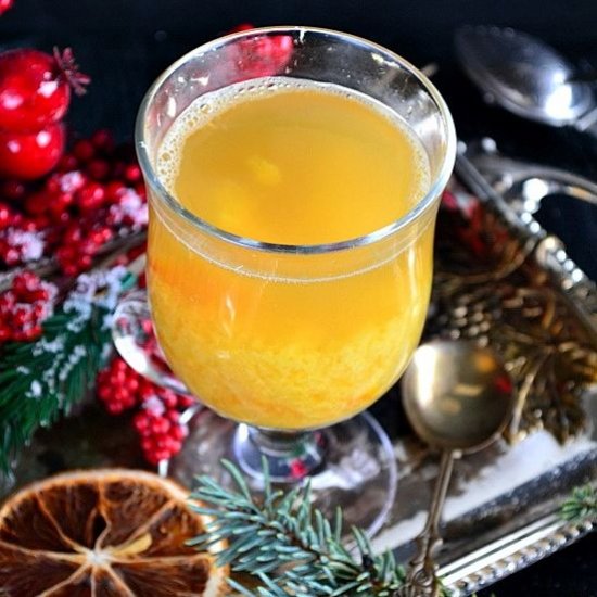 Lemon-orange tea with ginger