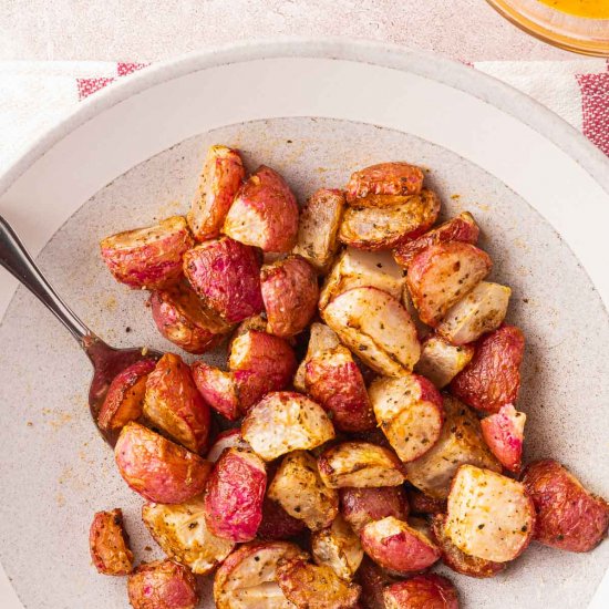 Air Fryer Radishes w/Dipping Sauce