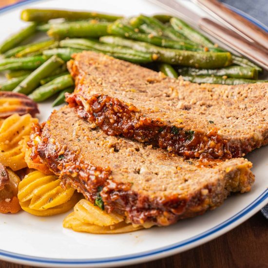 Keto Glazed Meatloaf