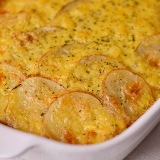 Scalloped Potatoes Without Cream