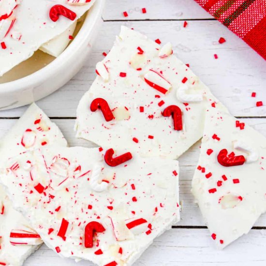 White Chocolate Peppermint Bark