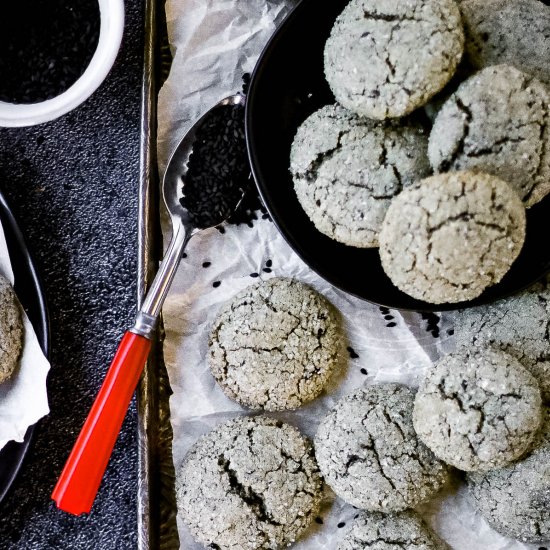 Black Sesame Cookies