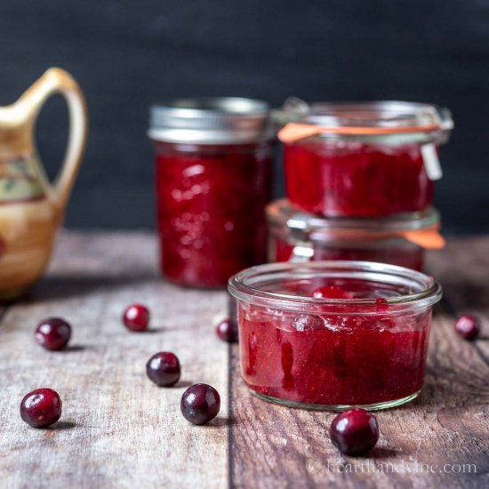 Quick and Easy Cranberry Jam