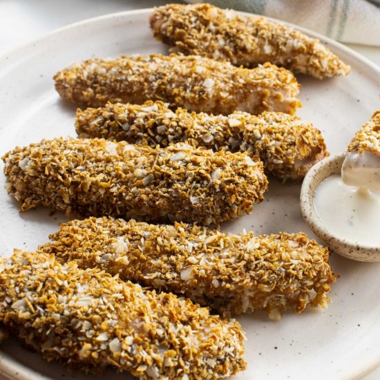 Coconut Crusted Chicken Strips