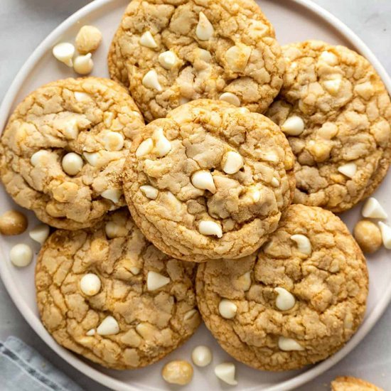 White Chocolate Macadamia Cookies