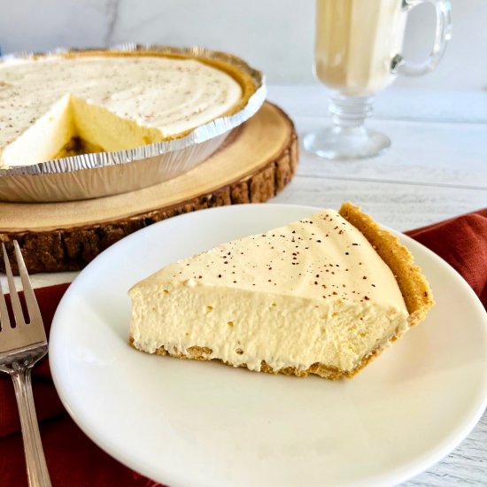 No Bake Eggnog Pie