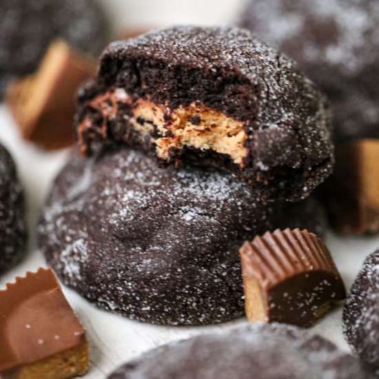 Peanut Butter Cup Chocolate Cookies