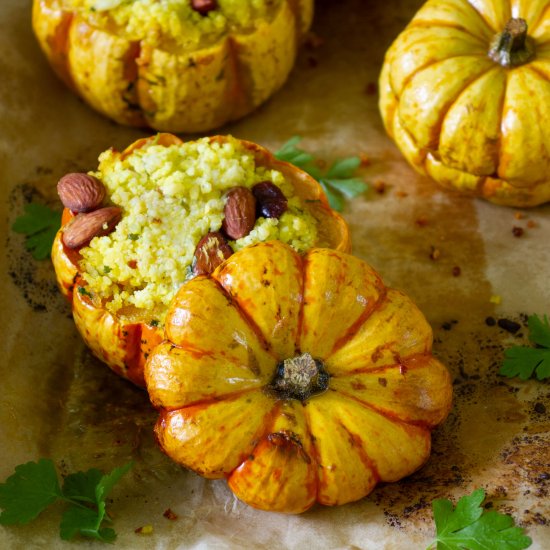 Stuffed pumpkin