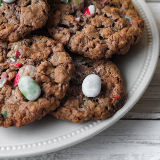 Vegan Oatmeal Chocolate Chip Cookie