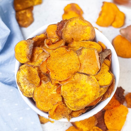 Air Fryer Sweet Potato Chips