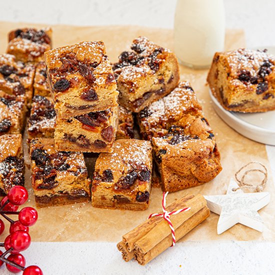 Fruit Mince Blondies