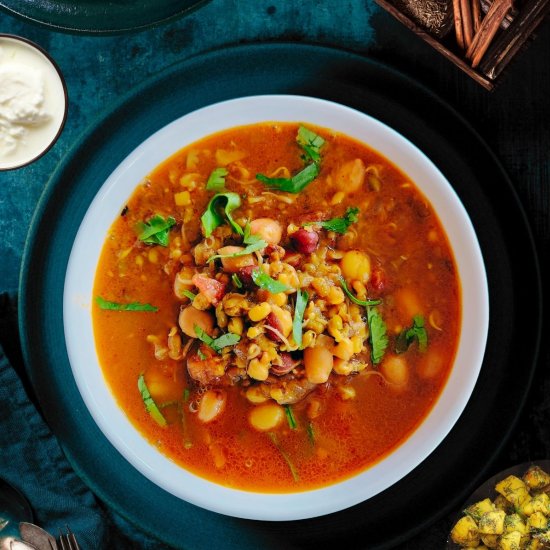 Mixed Sprouts Curry