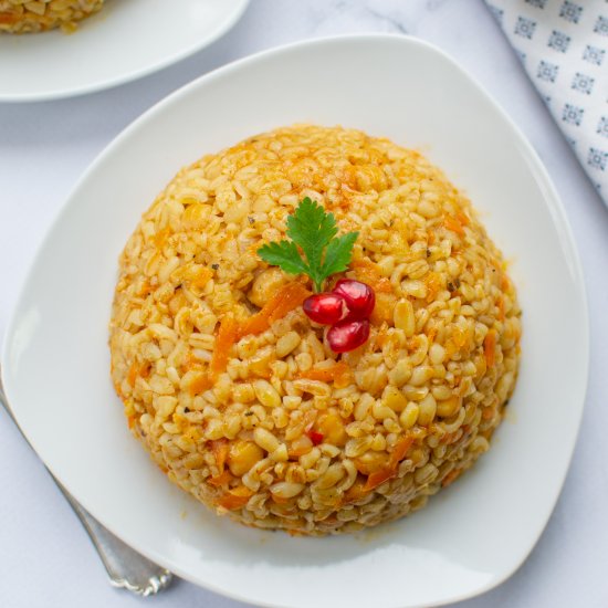 Turkish Bulgur Pilaf