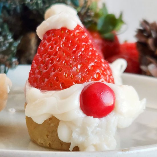 Christmas Gnome Cookie Cups