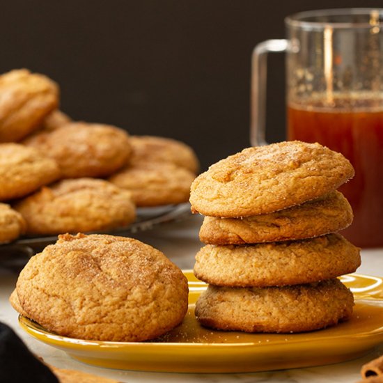 Apple Cider Snickerdoodles