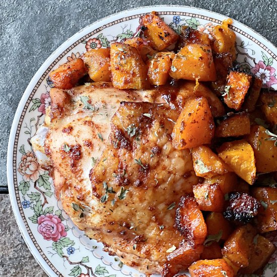 Chicken w/ Butternut Squash