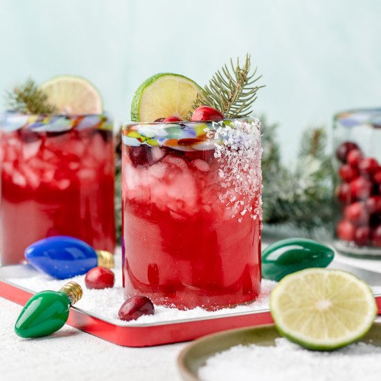 Cranberry Margarita Mocktail