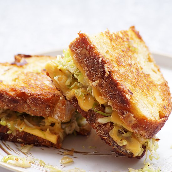 Brussels Sprouts Cheese Sandwich