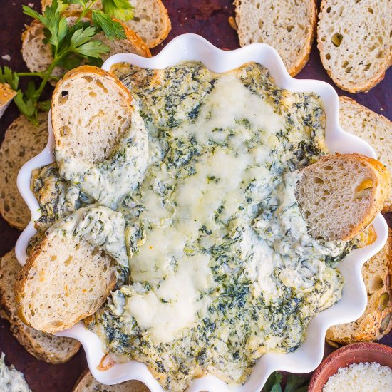 Cheesy Spinach Dip