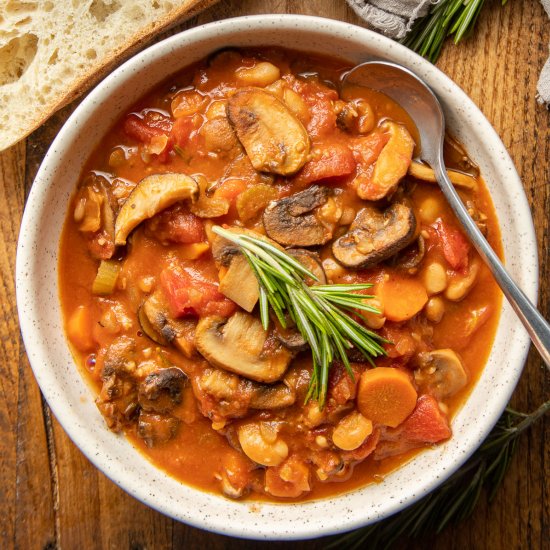 Rosemary Mushroom Stew