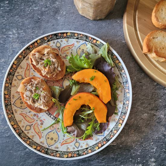 pheasant rillette pickled pumpkin