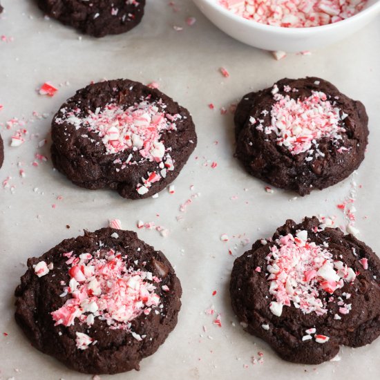 Chocolate Peppermint Cookies