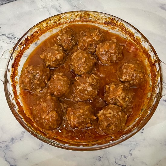 Porcupine Meatballs