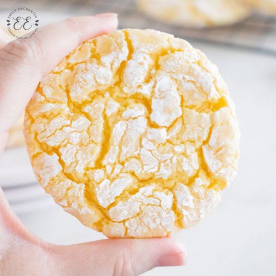 Lemon Snowflake Cookies