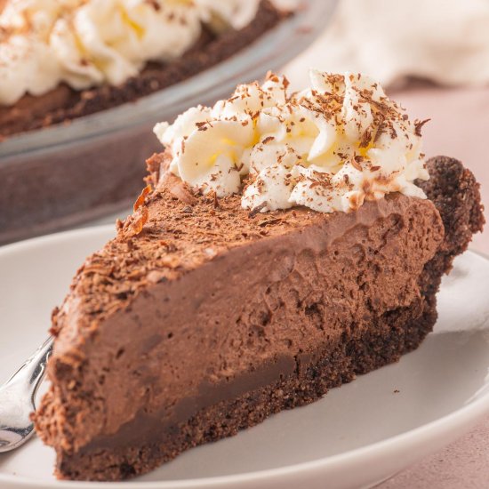 Low Carb Triple Chocolate Pie