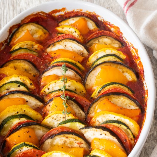 Baked Ratatouille Tian