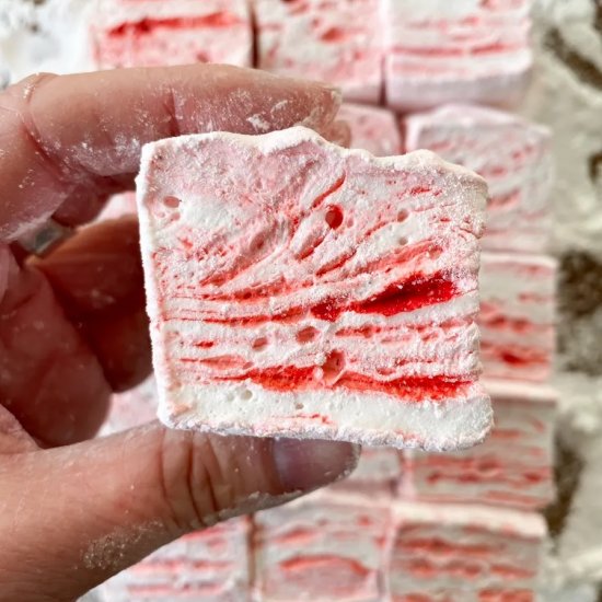 Peppermint Swirl Marshmallows