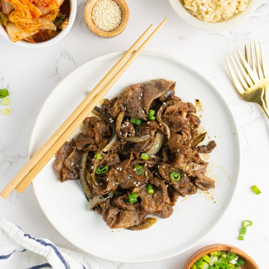 Healthy Bulgogi Recipe