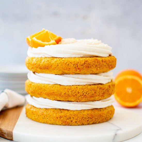 Orange Ginger Carrot Cake