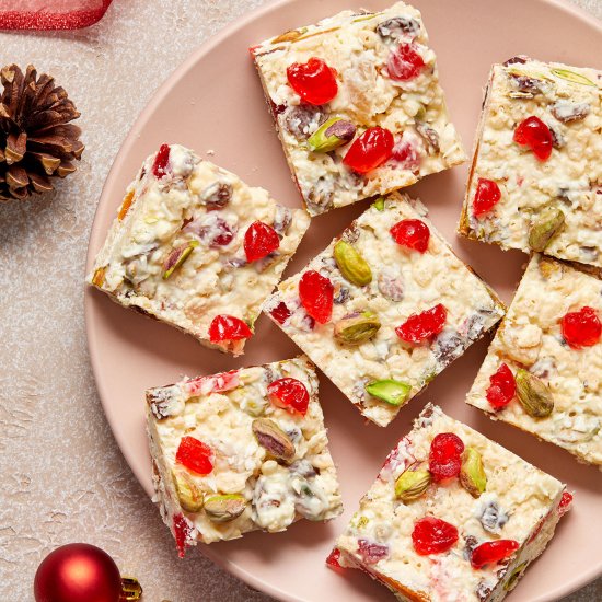 White Christmas Slice