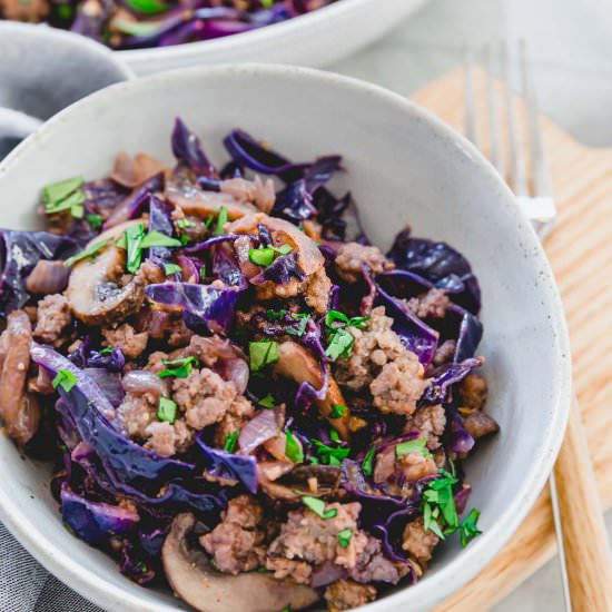 Pork and Cabbage Stir Fry