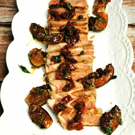 Tuna with Sundried Tomatoes and Fig