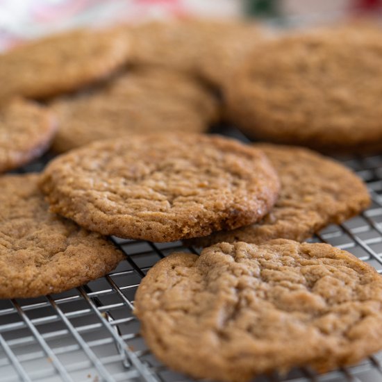 Vegan Brown Sugar Cookies