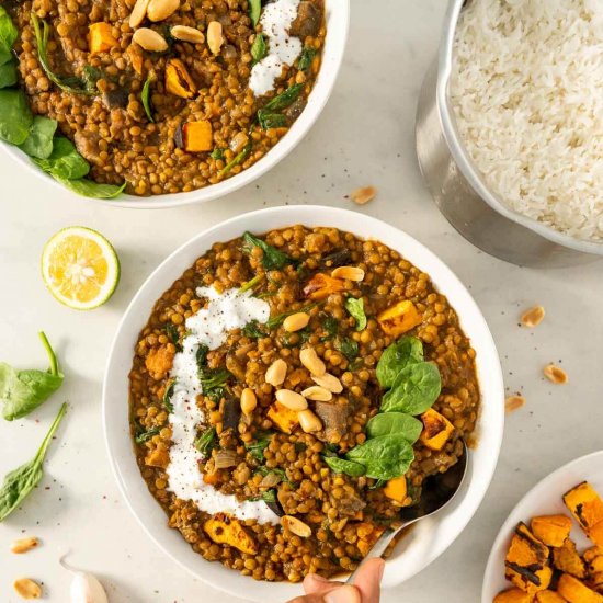 Easy Vegan Lentil Curry