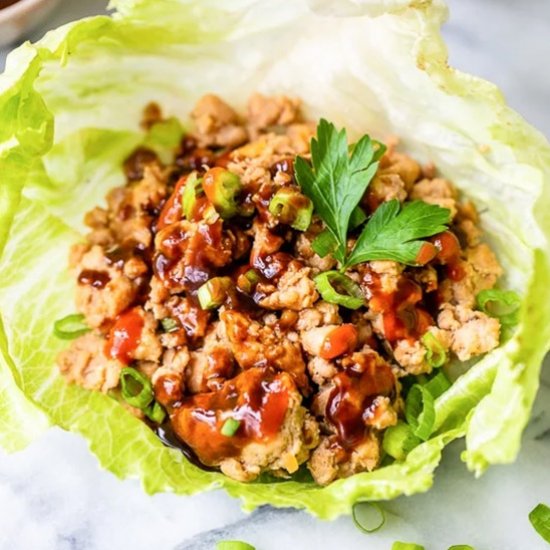 Asian Chicken Lettuce Wraps