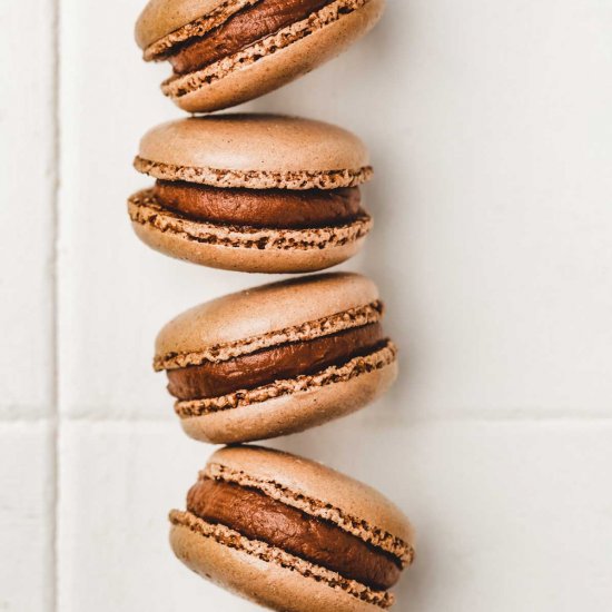 Chocolate macarons recipe