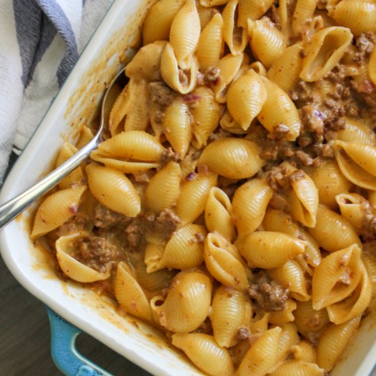 Cheeseburger Mac and Cheese