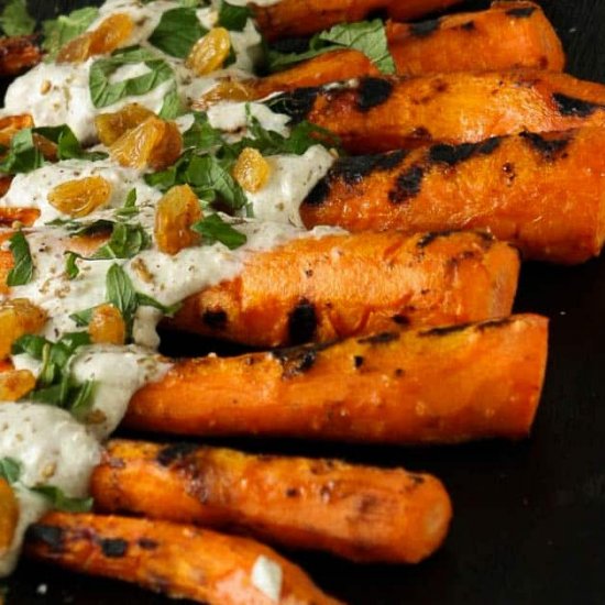 Grilled Mediterranean Carrots