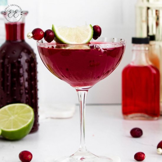 Cranberry Gimlet