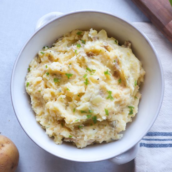 Best Ever Boursin Mashed Potatoes