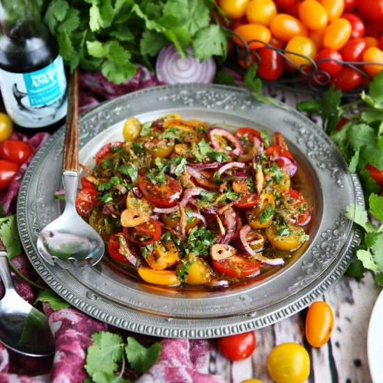 Ottolenghi’s Tomato Salad with Ging