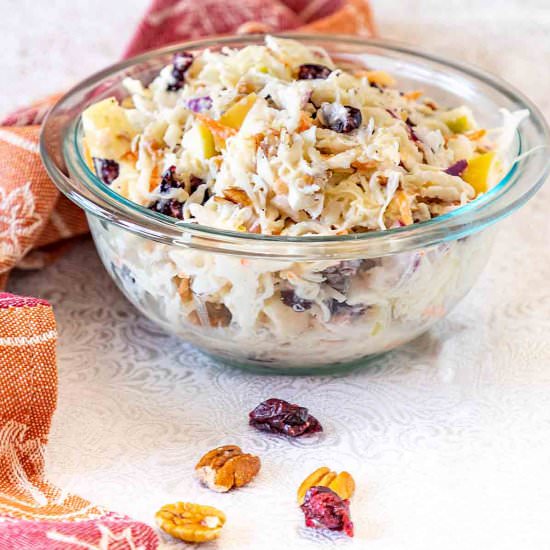 Apple Cranberry Coleslaw