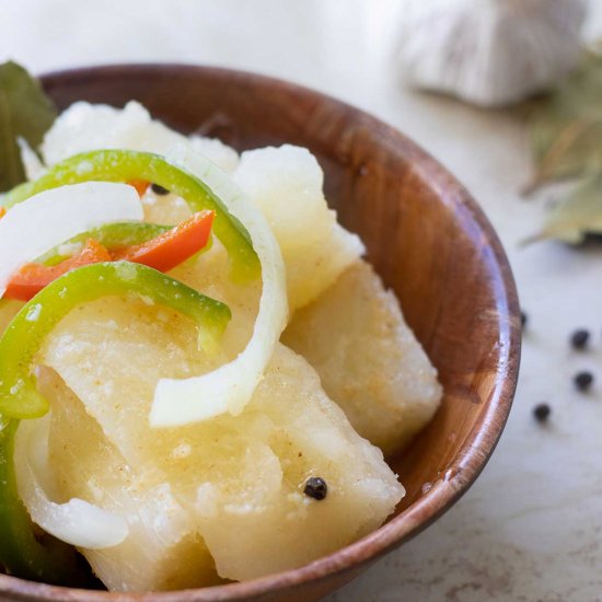 Yuca en Escabeche (Pickled Cassava)