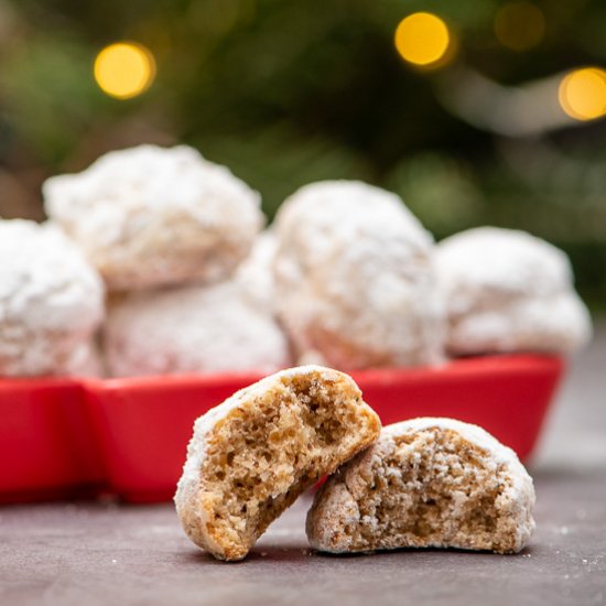 Chestnut Snowball Cookies